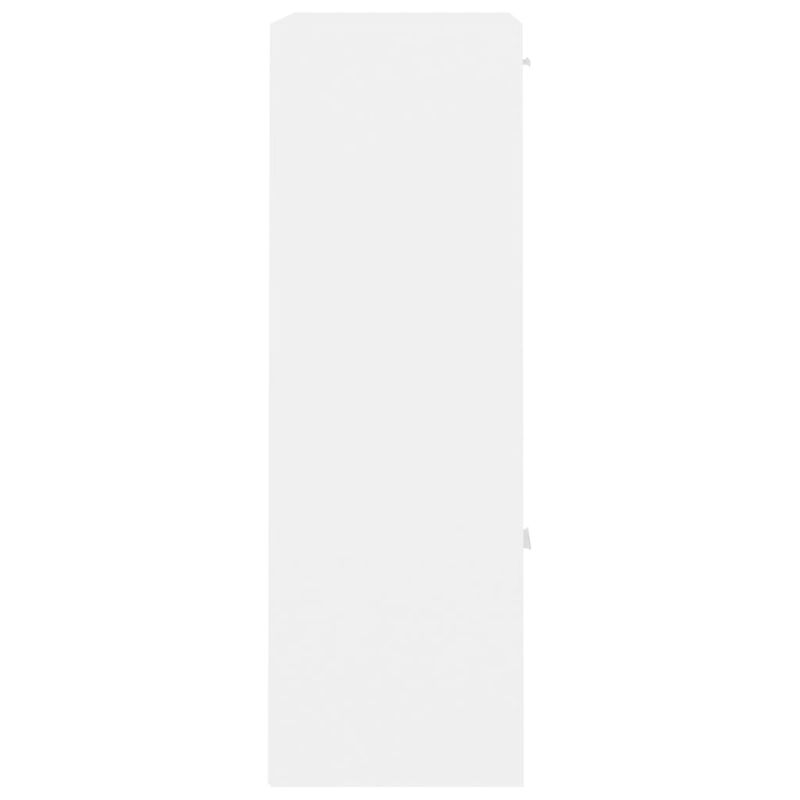 Casa si Gradina - Mobilier - Biblioteci si rafturi - Biblioteci - Dulap de depozitare, alb, 60 x 29,5 x 90 cm, PAL - Infinity.ro