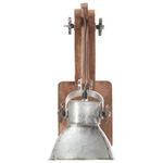 Casa si Gradina - Corpuri si surse de iluminat - Veioze si lampi - Lampadare - Lampa de perete, stil industrial, argintiu, rotund, E27 - Infinity.ro