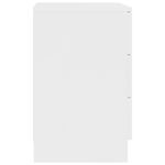 Casa si Gradina - Mobilier - Comode si corpuri - Noptiere - Noptiera, 2 buc., alb, 38x35x56 cm, PAL - Infinity.ro