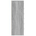 Casa si Gradina - Mobilier - Comode si corpuri - Comode - Servanta cu 6 sertare, stejar fumuriu, 50x34x96 cm, lemn, sonoma gri - Infinity.ro