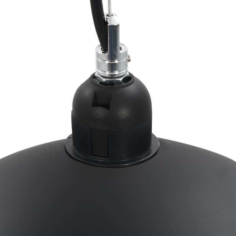 Casa si Gradina - Corpuri si surse de iluminat - Veioze si lampi - Lampi de veghe - Lustre, 2 buc., negru si auriu, semisferic, 40 cm, E27 - Infinity.ro