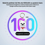 TV, Audio-Video si Foto - Portabile audio - Reportofoane - Reportofon ascuns in breloc, 16GB, activare vocala, MP3, GL-16 - Infinity.ro