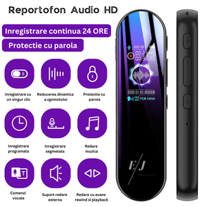 Reportofon profesional cu activare vocala, Q53, 8 GB, difuzor, MP3