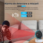 Laptop, Telefoane si Tablete - Wearables si gadgeturi - Gadgeturi - Dispozitive spionaj - Camera video de supraveghere bebelusi/copii WiFi, HD, night vision, unghi 355°, senzor de miscare - Infinity.ro