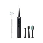 Ingrijire personala si Cosmetice - Igiena dentara - Rezerve si accesorii - Set curatare dentara Axeloni ®, periuta electrica, aparat pentru detartraj profesional, rezistent la apa, Negru - Infinity.ro