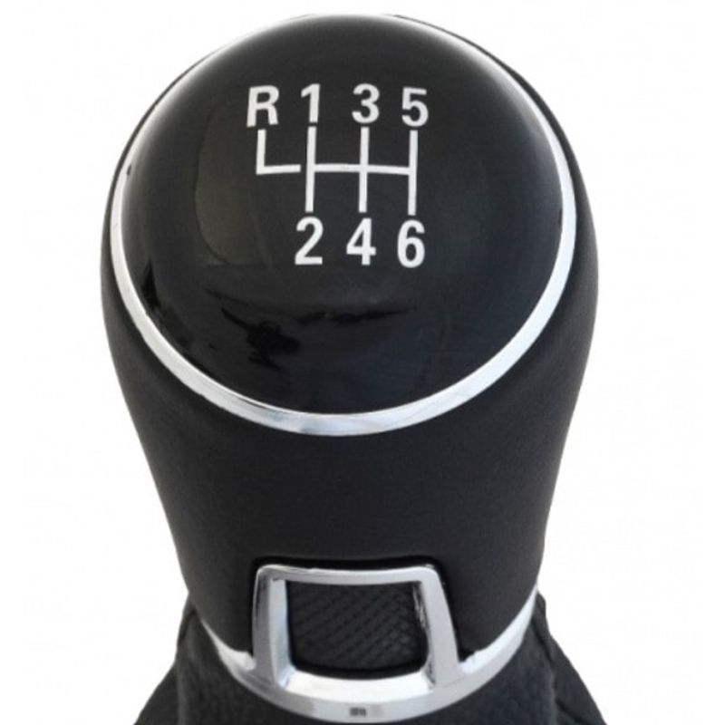 Auto si Moto - Piese auto si accesorii - Interior auto - Accesorii interior - Nuca Schimbator VW Piele - 6 trepte - Infinity.ro