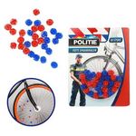 Sport si Outdoor - Ciclism - Accesorii pentru biciclete - Accesorii biciclete copii - Set 30 ornamente spite bicicleta Politie Toi-Toys TT69520A - Infinity.ro