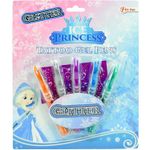 Carti si Birotica - Birotica - Instrumente de scris - Pixuri si stilouri - Set 5 pixuri cu gel pentru tatuaje Ice Princess Tattoo Toi-Toys TT45650A - Infinity.ro