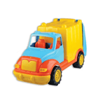 Jucarii, Copii si Bebe - Jucarii si jocuri - Vehicule si jucarii cu telecomanda - Utilaje constructie de jucarie - Camion pentru gunoi 48 cm cu 38 piese constructie Ucar Toys UC86 - Infinity.ro