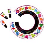 Jucarii, Copii si Bebe - Jucarii si jocuri - Jocuri si puzzle - Jocuri de societate - Joc Domino Circular Natura Fiesta Crafts FCT-2928 - Infinity.ro