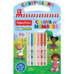 Carti si Birotica - Carti - Carti pentru copii - Carti de colorat - Carte de colorat Fisher Price Little People cu 6 carioci incluse Alligator AB3290FPCN - Infinity.ro