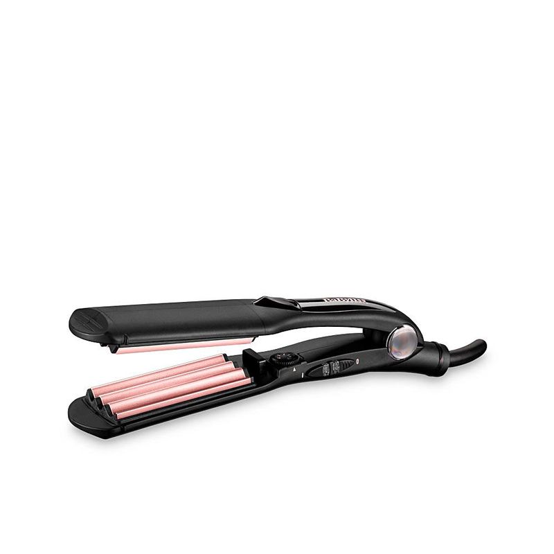 Ingrijire personala si Cosmetice - Aparate & accesorii ingrijire personala - Hair styling - Placi de indreptat parul - Placa pentru creponat parul BaByliss 2165CE, 210 °C, Turmalina-Ceramica, Negru - Infinity.ro