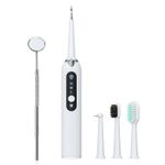 Ingrijire personala si Cosmetice - Igiena dentara - Periute de dinti electrice - Periuta electrica Axeloni®, set curatare dentara, aparat pentru detartraj profesional, indeparteaza petele, Portabil,Alb - Infinity.ro