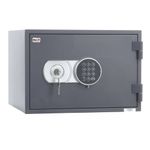 Casa si Gradina - Constructii - Depozitare, transport si protectie - Seifuri si casete de valori - Seif certificat antifoc Ellit® Century32KE cheie/electronic 315 x 445 x 425 mm EN15659/60P - Infinity.ro