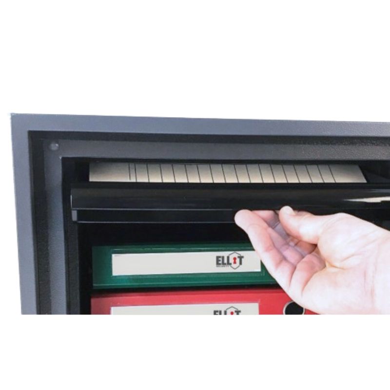 Casa si Gradina - Constructii - Depozitare, transport si protectie - Seifuri si casete de valori - Seif certificat antifoc Ellit® Century32KE cheie/electronic 315 x 445 x 425 mm EN15659/60P - Infinity.ro