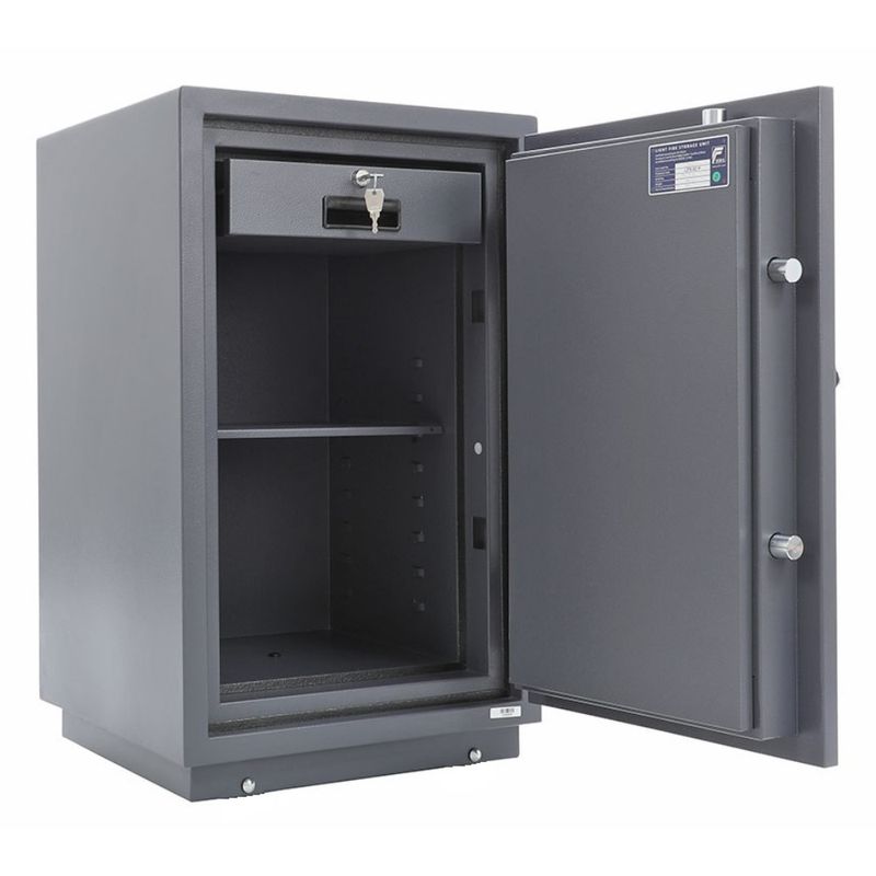 Casa si Gradina - Constructii - Depozitare, transport si protectie - Seifuri si casete de valori - Seif certificat antifoc Ellit® Century71KE cheie/electronic 713 x 485 x 4500 mm EN15659/60P - Infinity.ro