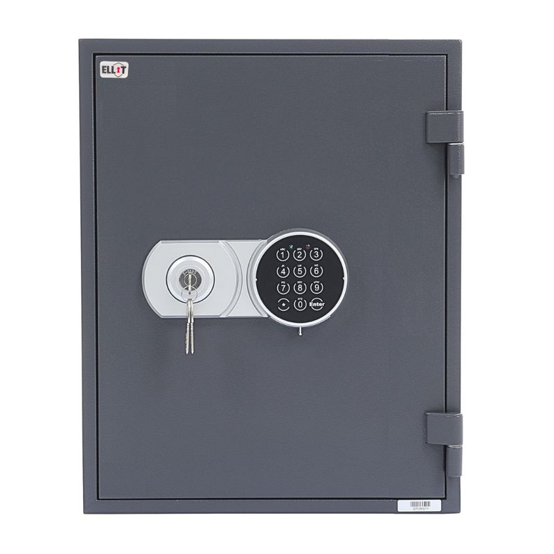 Casa si Gradina - Constructii - Depozitare, transport si protectie - Seifuri si casete de valori - Seif certificat antifoc Ellit® Century51KE cheie/electronic 510 x 445 x 425 mm EN15659/60P - Infinity.ro