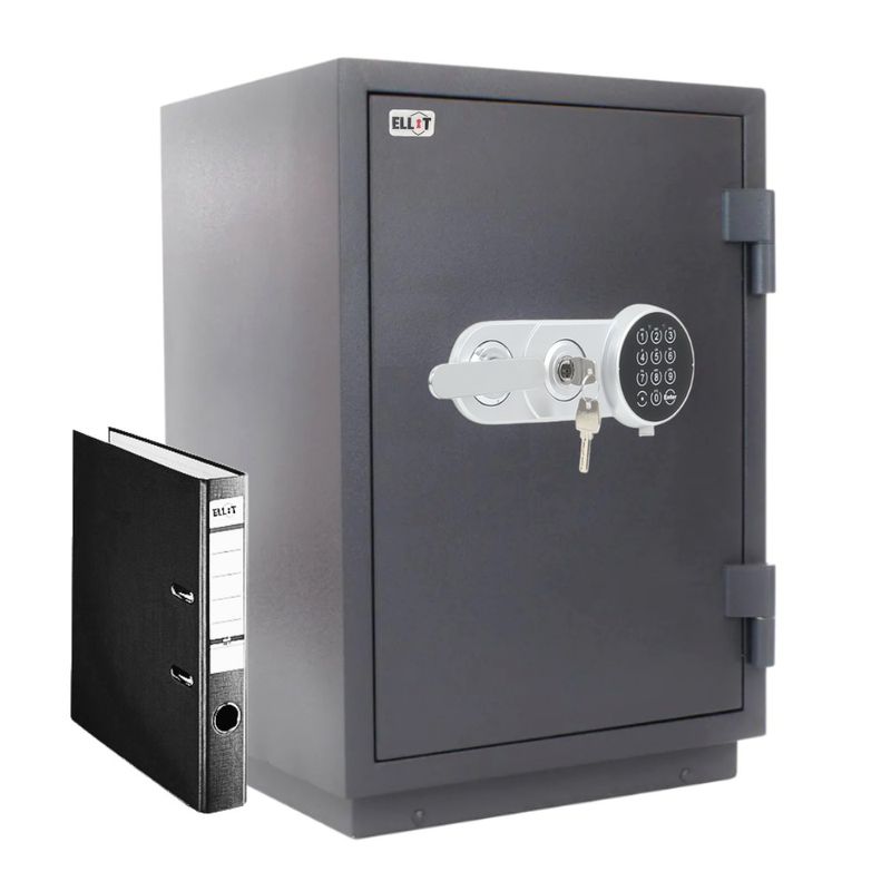 Casa si Gradina - Constructii - Depozitare, transport si protectie - Seifuri si casete de valori - Seif certificat antifoc Ellit® Century71KE cheie/electronic 713 x 485 x 4500 mm EN15659/60P - Infinity.ro