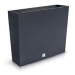 Casa si Gradina - Gradinarit si plante - Plante si ghivece - Ghivece si suporturi - Jardiniera decorativa, imitatie ratan, antracit, 58x18x49.8 cm, Rato Case - Infinity.ro