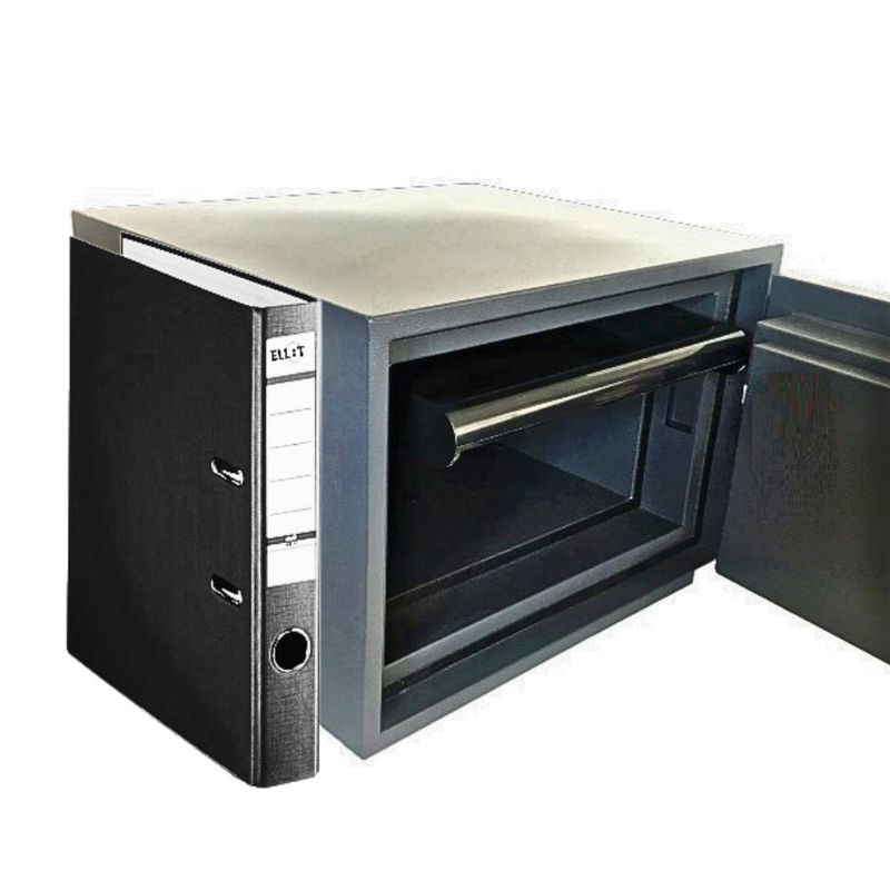 Casa si Gradina - Constructii - Depozitare, transport si protectie - Seifuri si casete de valori - Seif certificat antifoc Ellit® Century30KE cheie/electronic 296 x 430 x 365 mm EN15659/60P - Infinity.ro