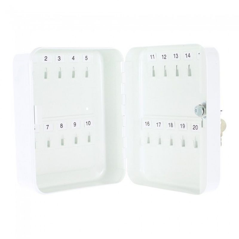 Casa si Gradina/Constructii/Depozitare, transport si protectie/Seifuri si casete de valori - Caseta cheie TS20 cheie 205 x 165 x 85 mm gri deschis - Infinity.ro