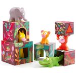 Jucarii, Copii si Bebe - Jucarii si jocuri - Seturi de constructie si cuburi - Cuburi si caramizi - Maxi Topanijungle Djeco - Infinity.ro