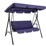 Casa si Gradina - Gradina si terasa - Balansoare si hamace - Balansoare - Balansoar gradina, 3 locuri, albastru, 170 x 110 x 150 cm, Cecilia - Infinity.ro