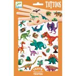 Jucarii, Copii si Bebe - Jucarii si jocuri - Jucarii de rol - Frumusete, bijuterii si accesorii fetite - Tatuaje metalice Djeco, Dinozauri - Infinity.ro