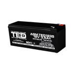 PC, gaming si accesorii - UPS-uri - Accesorii UPS-uri - Acumulator AGM VRLA 12 V 3.5 A dimensiuni 134 mm x 67 m m x h 60 mm F1 TED Battery Expert Holland TED003133 (10) - Infinity.ro
