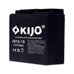 PC, gaming si accesorii - UPS-uri - Accesorii UPS-uri - Acumulator AGM 12 V, 18Ah, M5 - KIJO JS12-18 - Infinity.ro