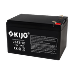 PC, gaming si accesorii - UPS-uri - Accesorii UPS-uri - Acumulator AGM 12 V, 12Ah, F2 - KIJO JS12-12 - Infinity.ro
