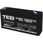 PC, gaming si accesorii - UPS-uri - Accesorii UPS-uri - Acumulator AGM VRLA 6 V 13 A dimensiuni 151 mm x 50 m m x h 95 mm F1 TED Battery Expert Holland TED003010 (10) - Infinity.ro
