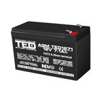 PC, gaming si accesorii - UPS-uri - Accesorii UPS-uri - Acumulator AGM VRLA 12 V 7.1 A dimensiuni 151 mm x 65 m m x h 95 mm F2 TED Battery Expert Holland TED003225 (5) - Infinity.ro