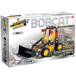 Jucarii, Copii si Bebe - Jucarii si jocuri - Seturi de constructie si cuburi - Seturi de constructie - Kit STEM Excavator Bobcat, nivel incepator - Infinity.ro