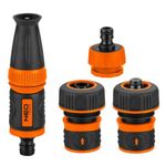Casa si Gradina - Gradinarit si plante - Instalatii si accesorii pentru irigatii - Pistoale pentru gradina - Set de stropit, duza furtun cu accesorii, 4 piese, 3/4", NEO - Infinity.ro
