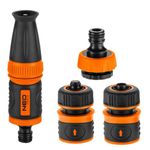 Casa si Gradina - Gradinarit si plante - Instalatii si accesorii pentru irigatii - Pistoale pentru gradina - Set de stropit, duza furtun cu accesorii, 4 piese, 1/2", NEO - Infinity.ro