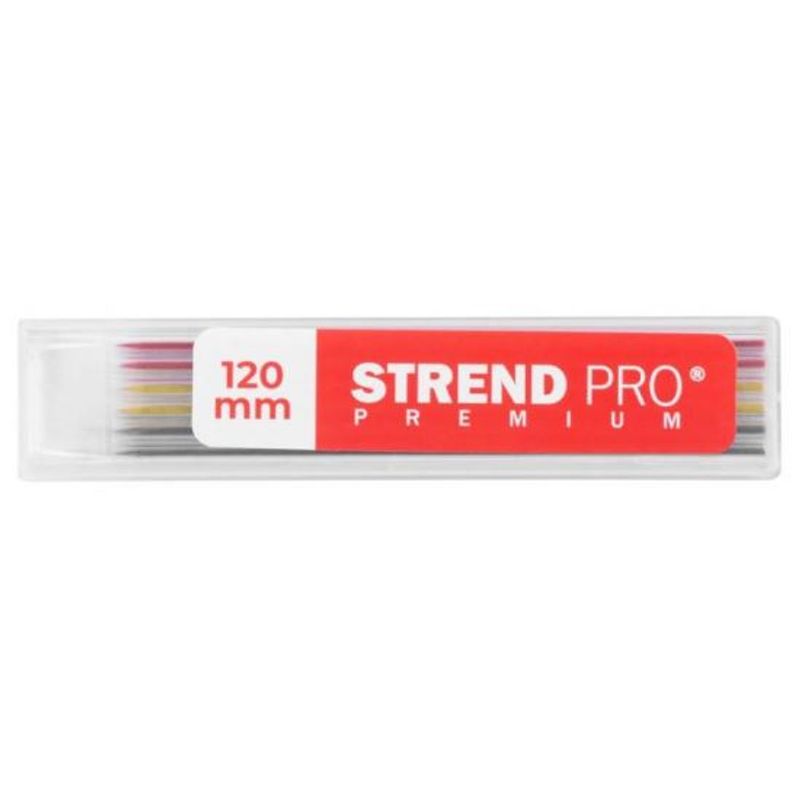 Carti si Birotica - Birotica - Instrumente de scris - Accesorii instrumente de scris - Mina de rezerva pentru creion tamplar, mecanic, HB, set 6 buc, 120 mm, Strend Pro - Infinity.ro
