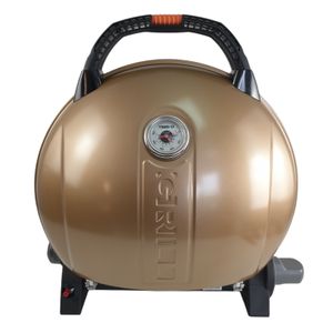 Gratar O-GRILL 900 Gold portabil pe gaz alimentat la butelie, 3.2 KW