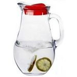 Casa si Gradina - Bucatarie si vesela - Accesorii bar - Carafe si decantoare - Carafa din sticla cu capac rosu 1.85 L, PASABAHCE Bistro - Infinity.ro