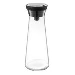 Casa si Gradina - Bucatarie si vesela - Accesorii bar - Carafe si decantoare - Carafa din sticla cu capac negru 1.15 L, AMBITION Ellie - Infinity.ro