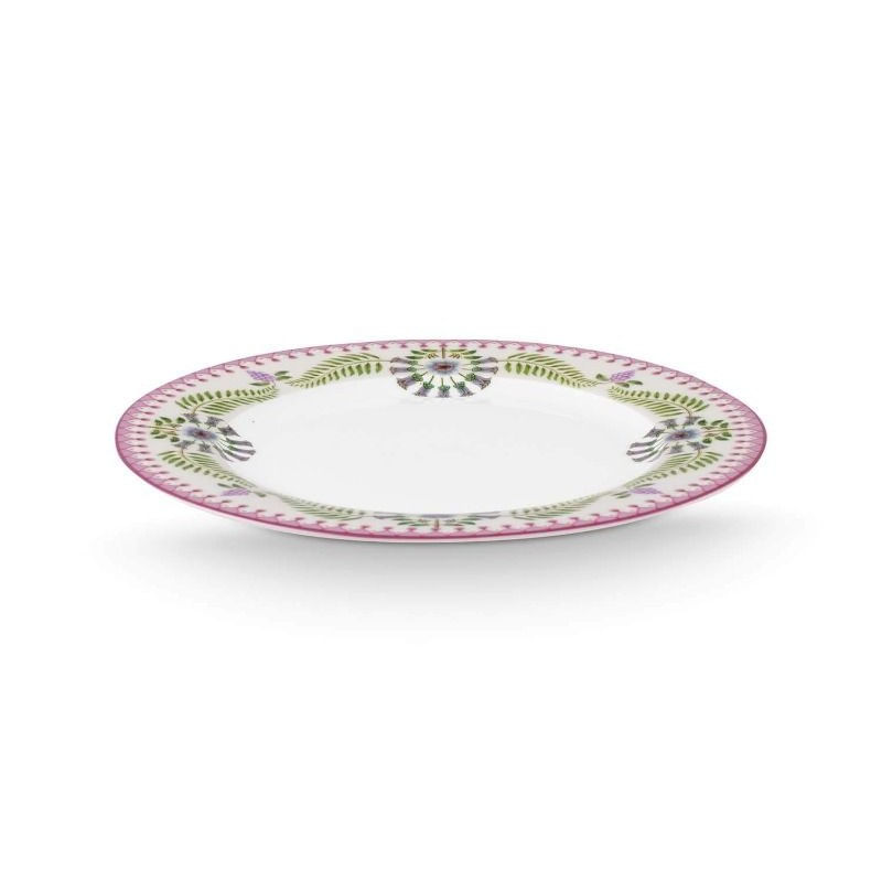 Casa si Gradina - Bucatarie si vesela - Vesela si tacamuri - Farfurii si boluri - Farfurie din portelan Lily&Lotus Off White 23 cm - Infinity.ro