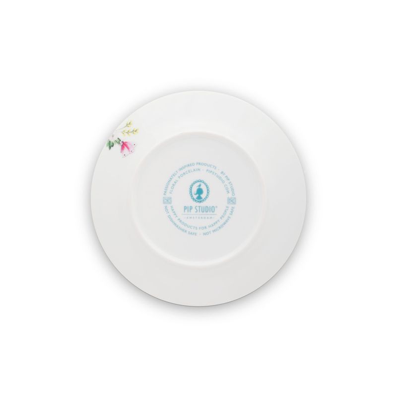 Casa si Gradina - Bucatarie si vesela - Vesela si tacamuri - Farfurii si boluri - Farfurie portelan 21cm Blushing Birds bleu - Infinity.ro