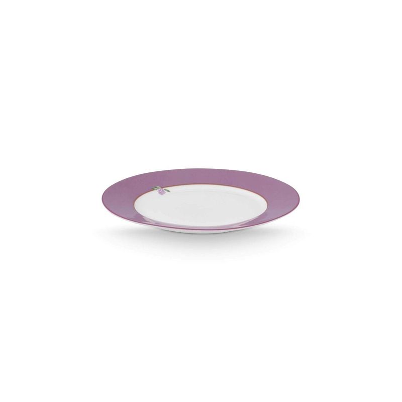 Casa si Gradina - Bucatarie si vesela - Vesela si tacamuri - Farfurii si boluri - Farfurie din portelan Lily&Lotus Liliac 26,5 cm - Infinity.ro