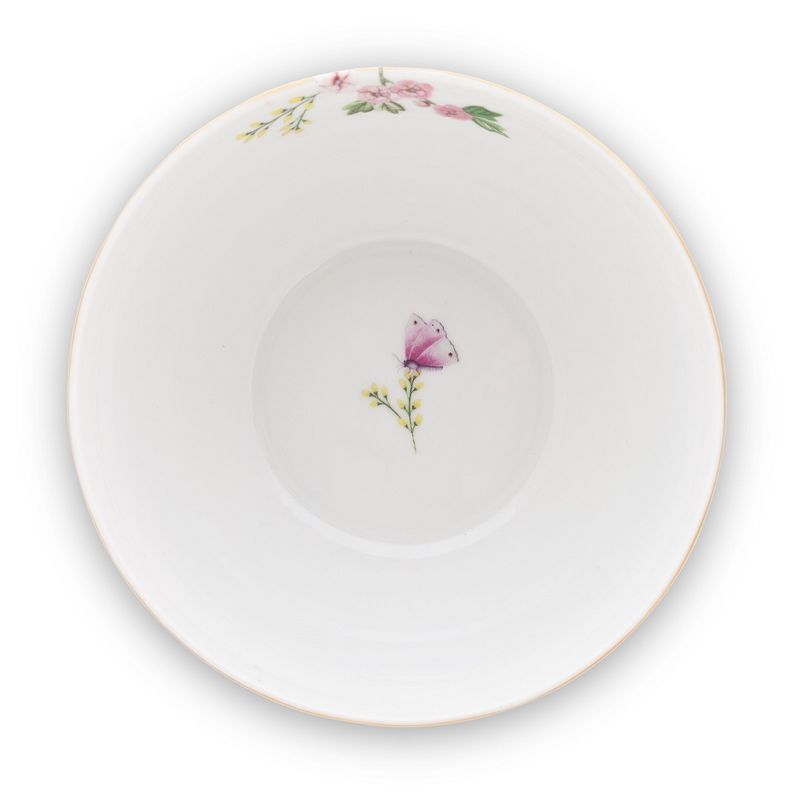 Casa si Gradina - Bucatarie si vesela - Vesela si tacamuri - Farfurii si boluri - Bol din portelan 15cm Blushing Birds - Infinity.ro