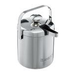 Casa si Gradina - Bucatarie si vesela - Accesorii bar - Frapiere si clesti gheata - Galeata gheata cu capac, maner si cleste 1.3 L, frapiera inox, AMBITION Ice - Infinity.ro