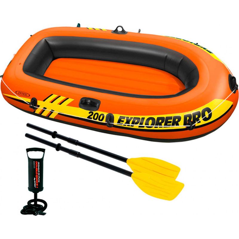Auto si Moto - Ambarcatiuni - Barci - Barci gonflabile - Barca gonflabila explorer 200 Intex 196 x 102 x 33cm - Infinity.ro