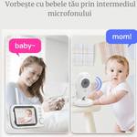 Casa si Gradina - Mobilier - Mobilier copii - Monitoare video copii - Baby Monitor si Camera Audio-Video Wireless Pentru Supravegherea Copilului RoHs® SPY HappyKID Ecran HD XXL 3.2 Inch LCD - Infinity.ro