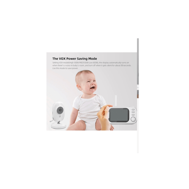 Casa si Gradina - Mobilier - Mobilier copii - Monitoare video copii - Baby Monitor si Camera Audio-Video Wireless Pentru Supravegherea Copilului RoHs® SPY HappyKID Ecran HD XXL 3.2 Inch LCD - Infinity.ro