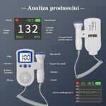 Ingrijire personala si Cosmetice - Sanatate si wellness - Aparate medicale - Dispozitive monitorizare medicala - Monitor Fetal Doppler Pentru Gravide, Rohs, Monitorizare Functii Vitale Fat Intrauterin, Detectare Batai Inimii Fatului - Infinity.ro