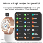 Laptop, Telefoane si Tablete - Wearables si gadgeturi - Wearables - Smartwatch-uri - Ceas Smartwatch BeFIT® WATCH Apel Bluetooth HD, 1.39” Borderless Intens Vision Fluid Touch, 24/7 Smart Asistent, Fitness - Infinity.ro